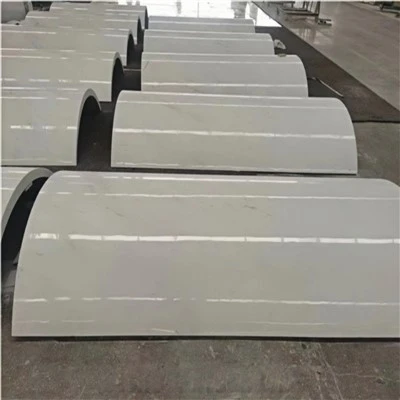 White Nano Crystallized Columns